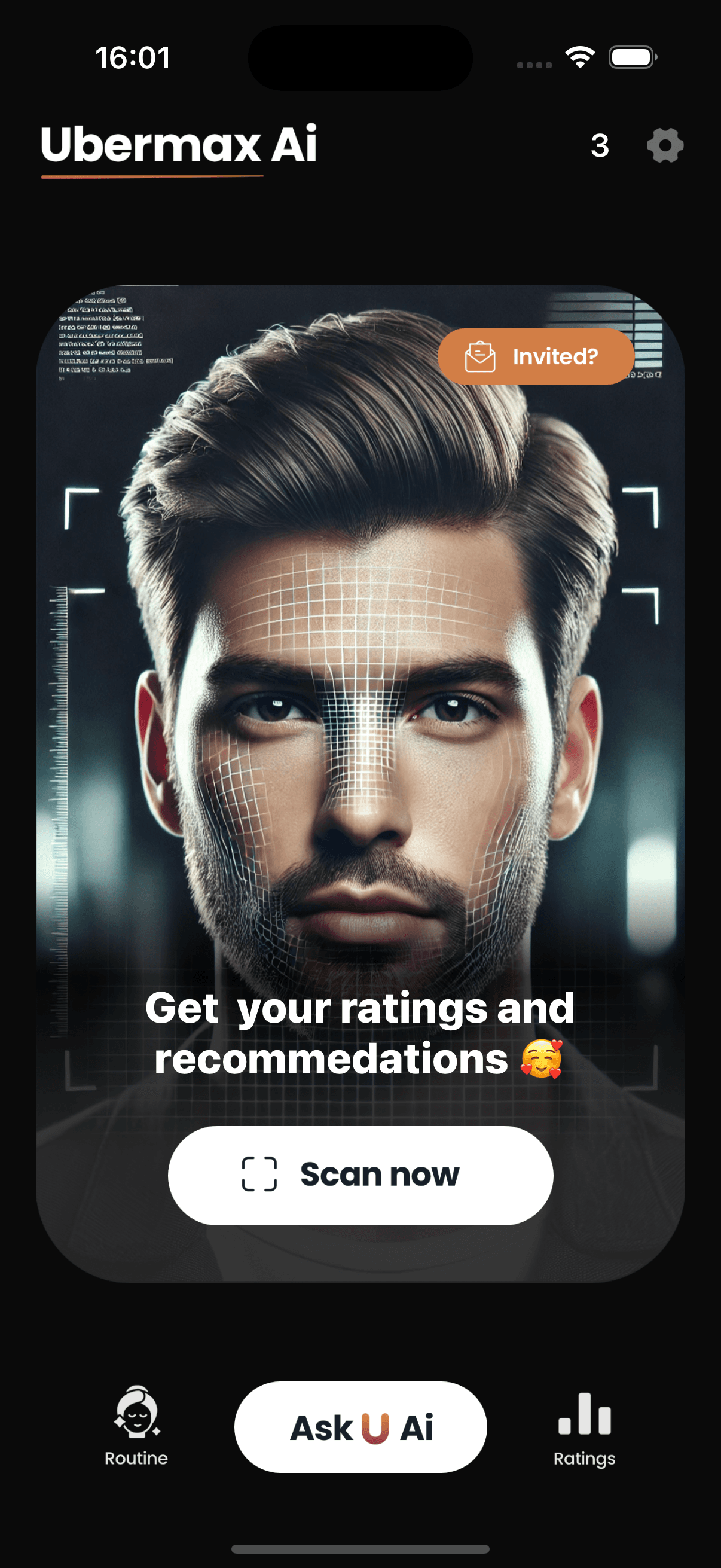 Ubermax AI - Looksmaxxing App screenshot