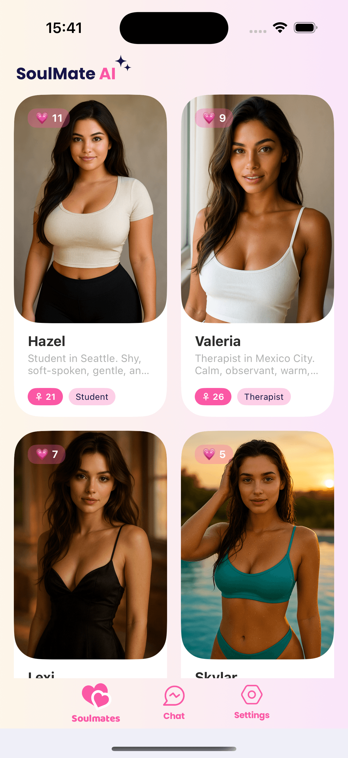 AI Girlfriend Chat - Soulmate AI screenshot