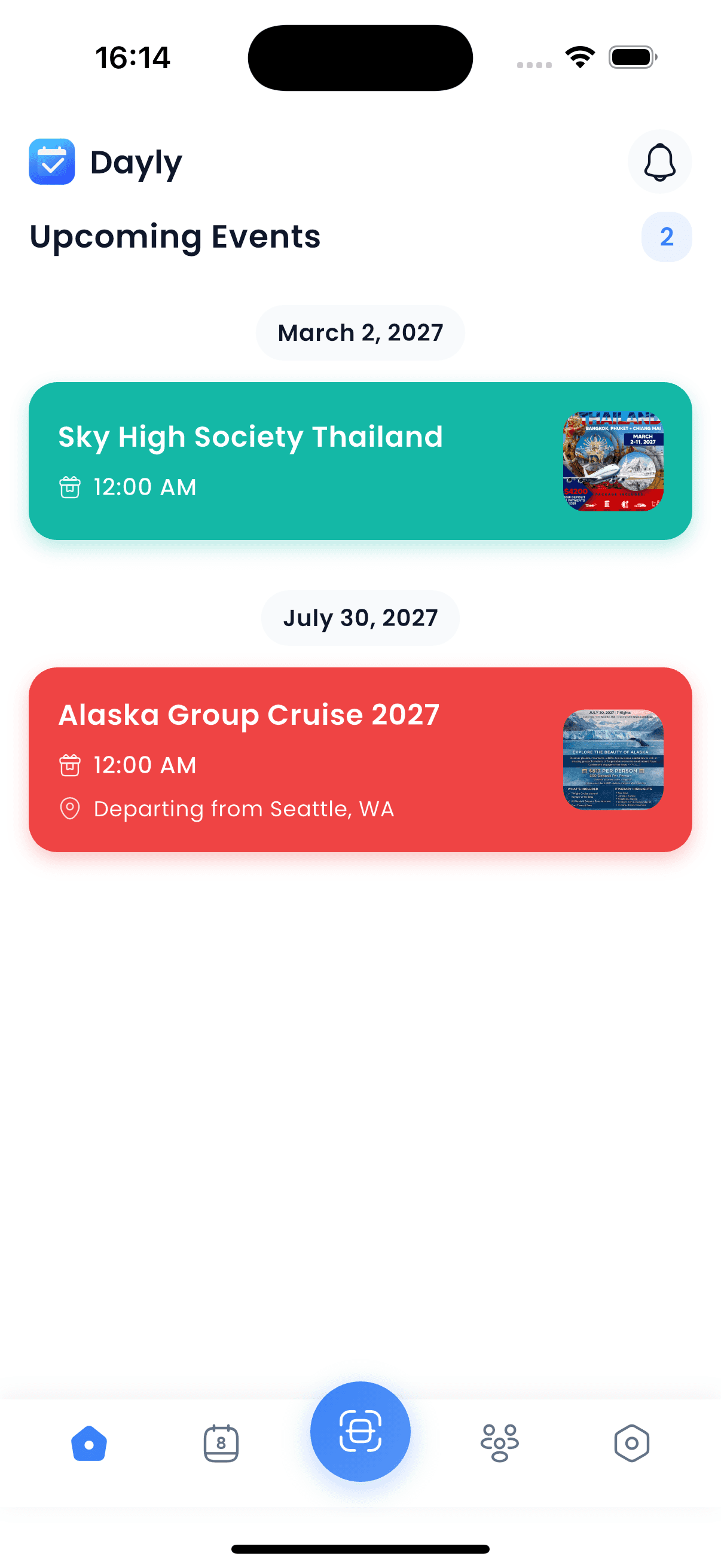 Dayly Events Made Simple screenshot